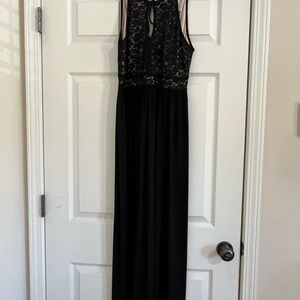 Night Way Collections Black Lace Prom Dress